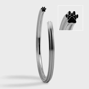 Stella Valle Silver Paw Print Bracelet